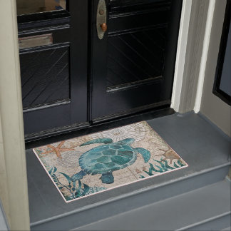Turtle Doormat, Welkom Deurmat Welkom Mat Porch