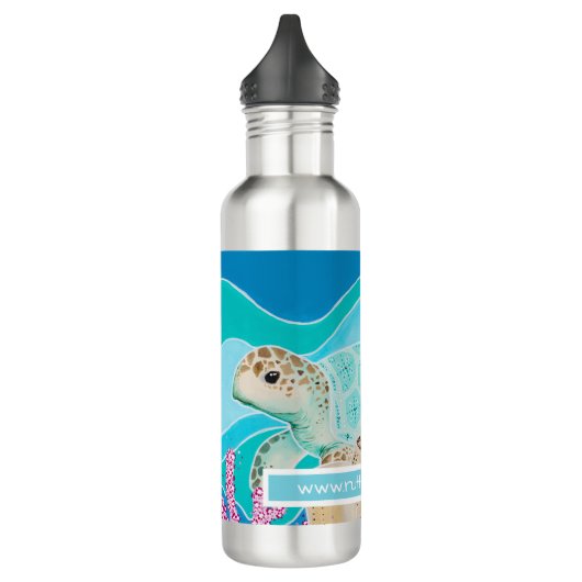 Turtle Dot Calm Hydrate Waterfles (Links)