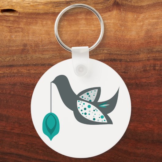 Turtle Dove Ornament Sleutelhanger (Voorkant)