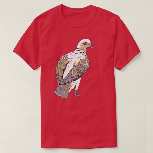 Turtle Dove Streptopelia turtur T-shirt (Design voorkant)