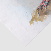 Turtle Dove Waterverf Tissuepapier (Detail)