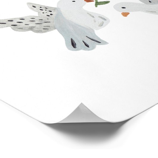 Turtle Doves Art Print (Hoek)