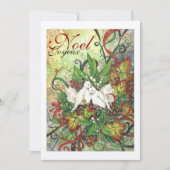 Turtle Doves & Deco Invitation Kaart (Voorkant)