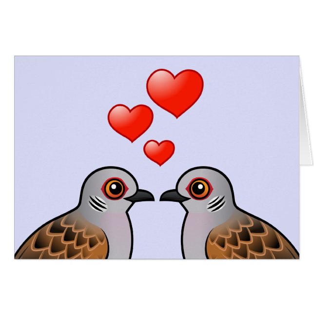 Turtle Doves in Love (Voorkant Horizontaal)