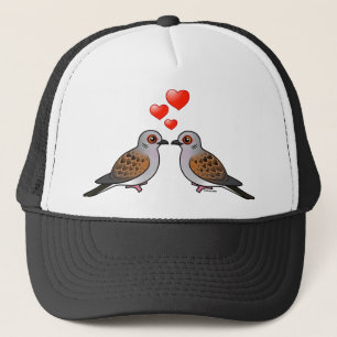 Turtle Doves in Love Trucker Pet