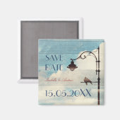 Turtle Doves - liefde en trouw Magneet (Voorkant / Achterkant)