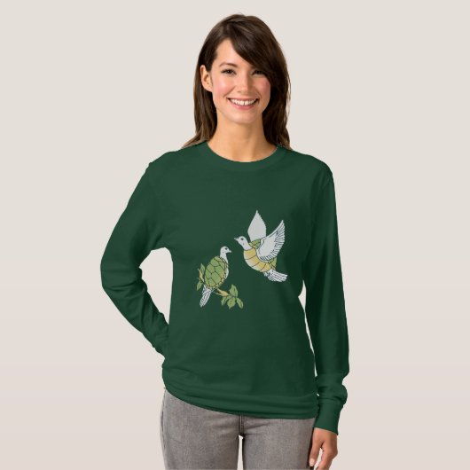Turtle Doves T-shirt (Voorkant volledig)