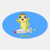 Turtle Dreamer™ Sticker (Voorkant)