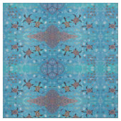Turtle Dreaming Aboriginal Design Fabric Stof (Swatch)