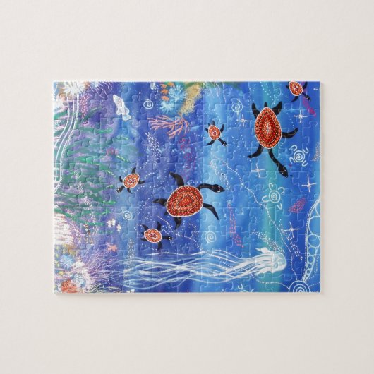 Turtle Dreaming Legpuzzel (Horizontaal)