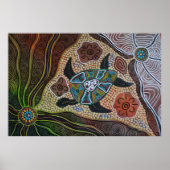 Turtle Dreaming Poster (Voorkant)