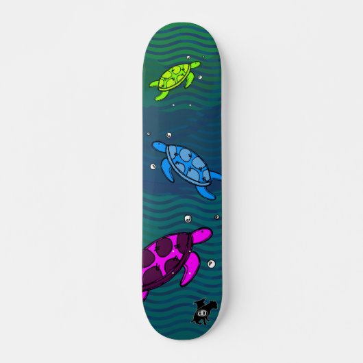 Turtle Dreaming Skateboard (Voorkant)
