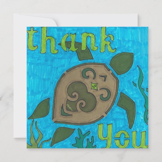 Turtle Dreams Bedankt (Voorkant)