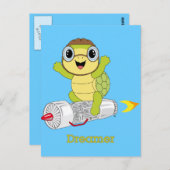 Turtle Dreamweaver™ Post Card Briefkaart (Voorkant / Achterkant)