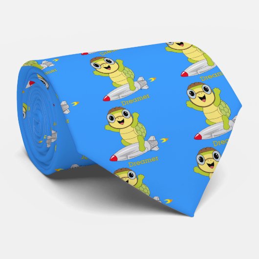 Turtle Dreamweaver™ Stropdas (Opgerold)