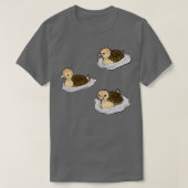 Turtle Ducks Sticker T-shirt (Design voorkant)