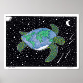 Turtle Earth Poster (Voorkant)