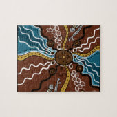 Turtle Egg Dreaming Dot Art Legpuzzel (Horizontaal)