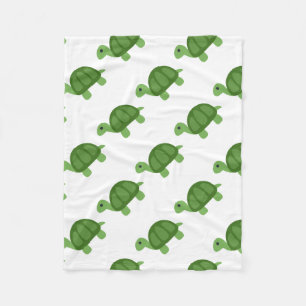 Turtle Emoji Fleece Deken
