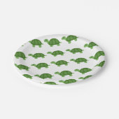 Turtle Emoji Papieren Bordje (Gekanteld)
