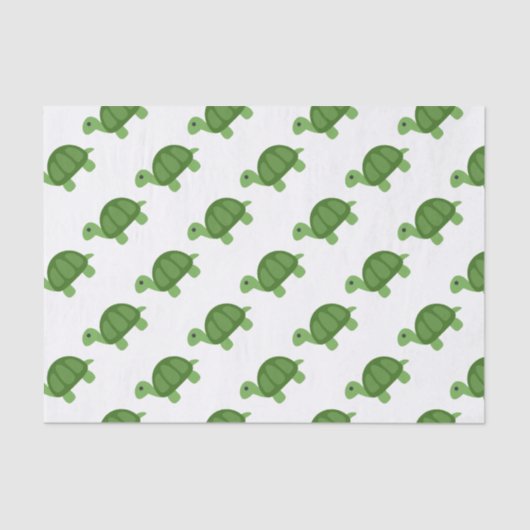 Turtle Emoji Tissuepapier (Voorkant)