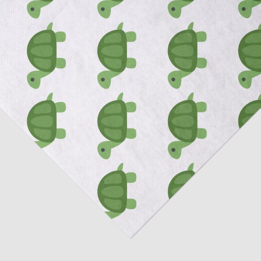 Turtle Emoji Tissuepapier (Detail)