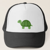 Turtle Emoji Trucker Pet (Voorkant)