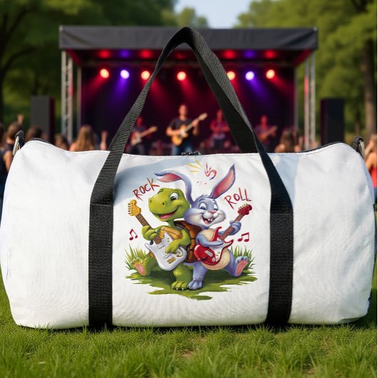 Turtle En Konijn Rock Duo Plunjezak