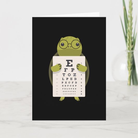 Turtle Eye Chart Kaart (Voorkant)