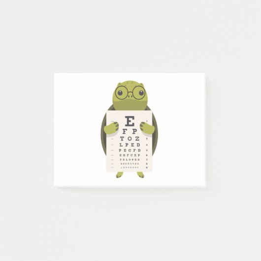 Turtle Eye Chart Post-it® Notes (Voorkant)