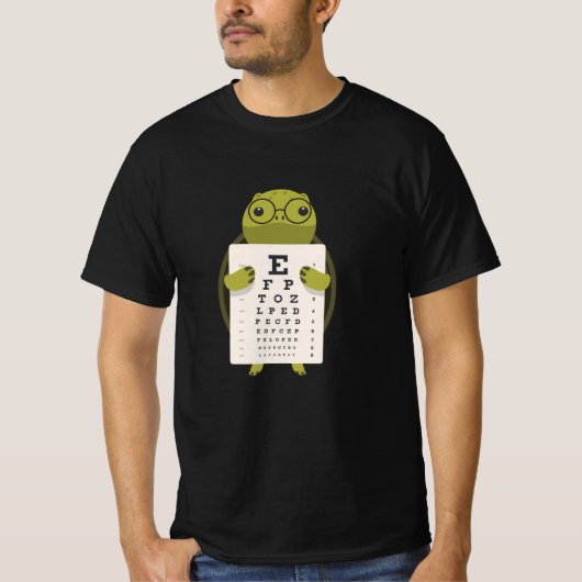 Turtle Eye Chart T-shirt (Voorkant)