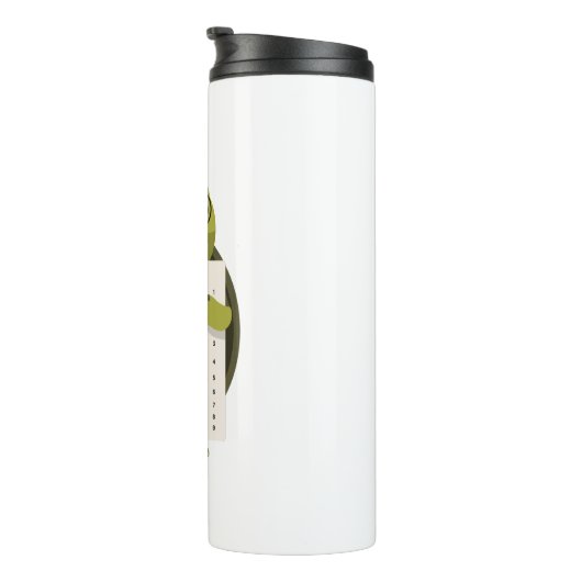 Turtle Eye Chart Thermosbeker (Geroteerd rechts)