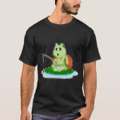 Turtle Fisher Gevist staaf Gevist T-shirt (Voorkant)
