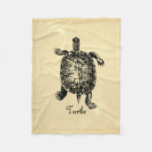 TURTLE FLEECE DEKEN (Voorkant)