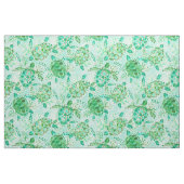TURTLE FLOAT Green Aqua Waterverf Stof (Fat Quarter)
