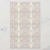 Turtle Floral Pattern Briefpapier (Voorkant)