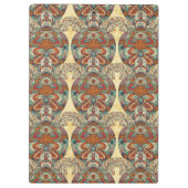 Turtle Floral Pattern Klembord (Achterkant)