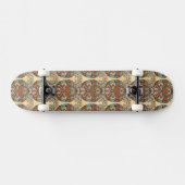 Turtle Floral Pattern Persoonlijk Skateboard (Horizontaal)