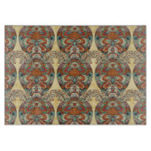 Turtle Floral Pattern Snijplank (Voorkant)