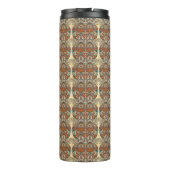 Turtle Floral Pattern Thermosbeker (Achterkant)
