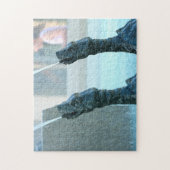 Turtle Fountain Montreal. Legpuzzel (Verticaal)