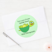 Turtle Fun Chiropractie Sticker (Envelop)