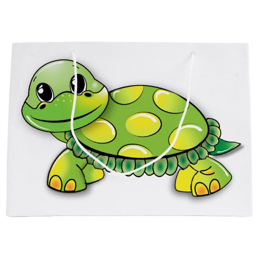 Turtle Gift Bag Large Cadeautasje (Voorkant)