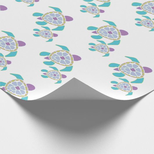Turtle Gift Wrap Cadeaupapier (Hoek)