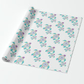 Turtle Gift Wrap Cadeaupapier (Uitgerold)
