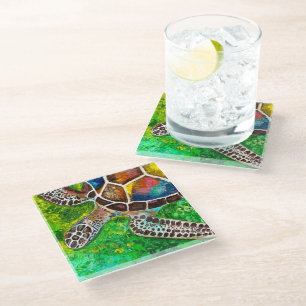 Turtle Glass Onderzetter