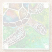 Turtle Glass Onderzetter (Achterkant)