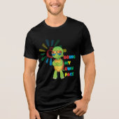 Turtle going at his own pace Tri-Blend shirt (Voorkant)