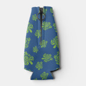 Turtle Green and Blue Party Stuff Flesjeskoeler (Achterkant)