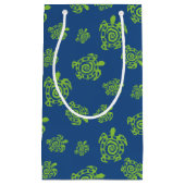Turtle Green and Blue Party Stuff Klein Cadeauzakje (Voorkant)